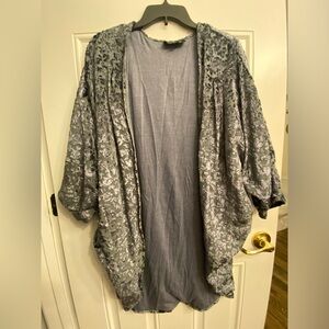 Luxury velvet cocoon-style wrap